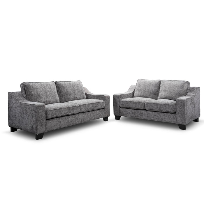Nebraska 3+2 Sofa Set - Slate