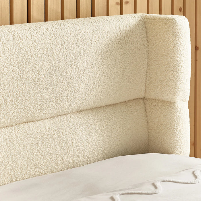 Oberon Bouclé 150cm Bed