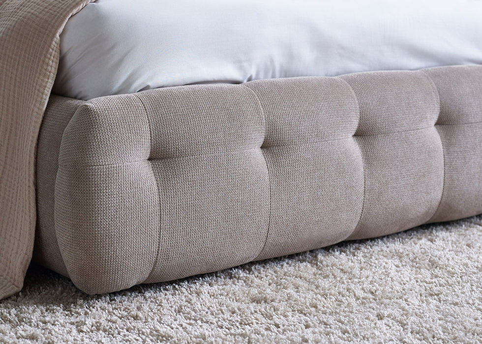 Odette King Bed 150Cm - Light Taupe