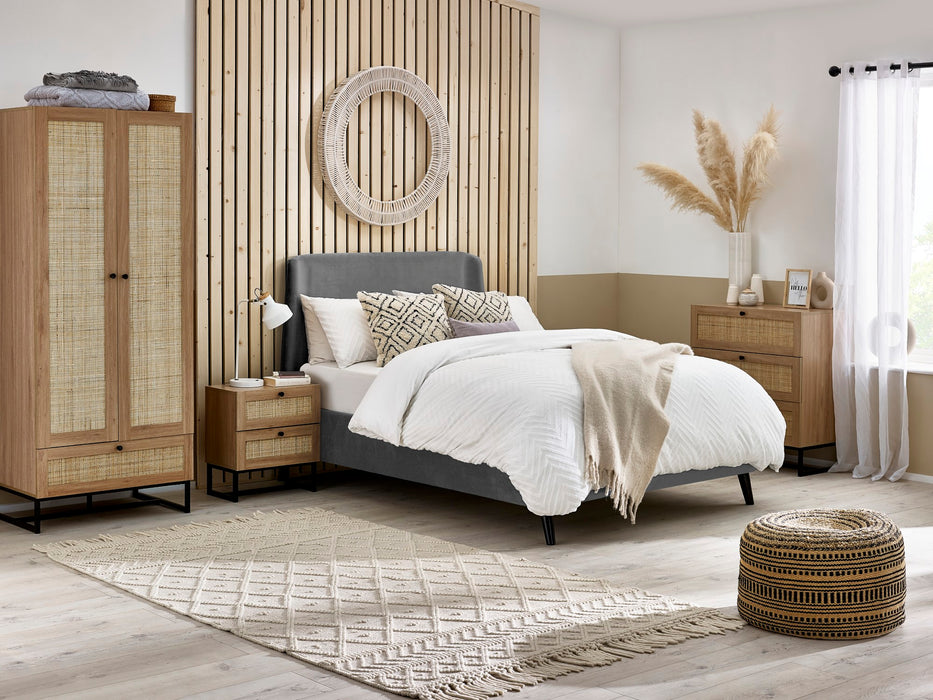 Padstow 2 Drawer Bedside - Oak