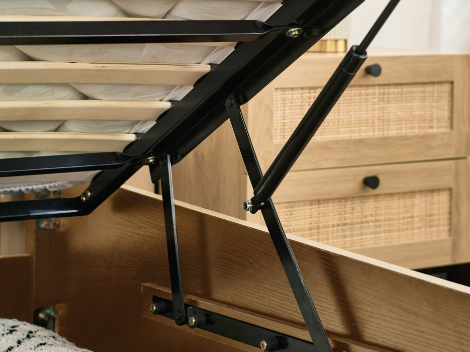 Padstow Ottoman 135Cm Double Bed - Oak