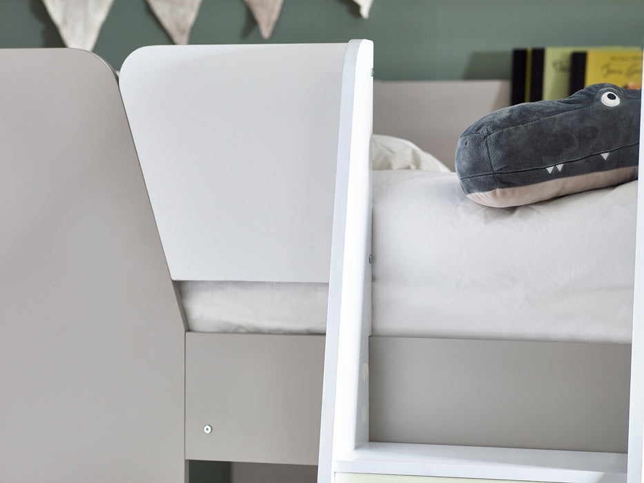 Parsec Bunk Bed Taupe & White