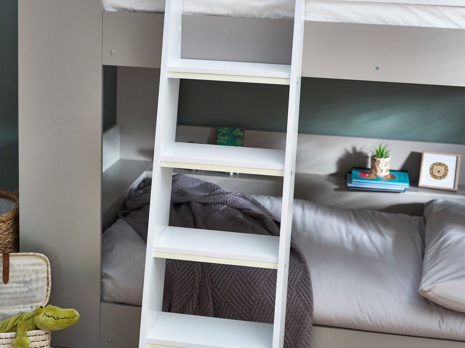 Parsec Bunk Bed Taupe & White