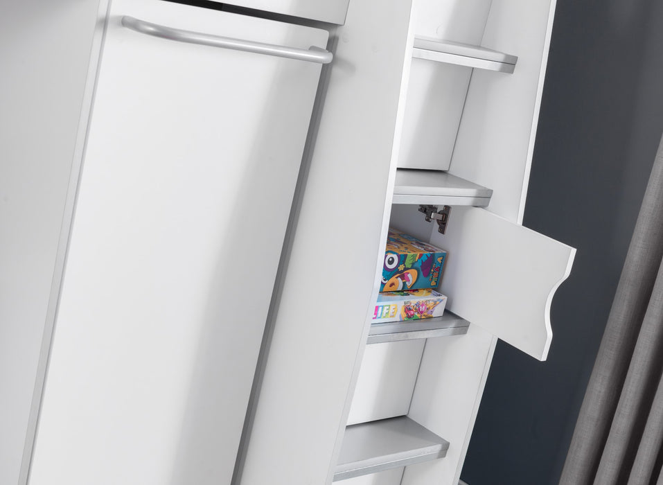 Pegasus Highsleeper White / Silver