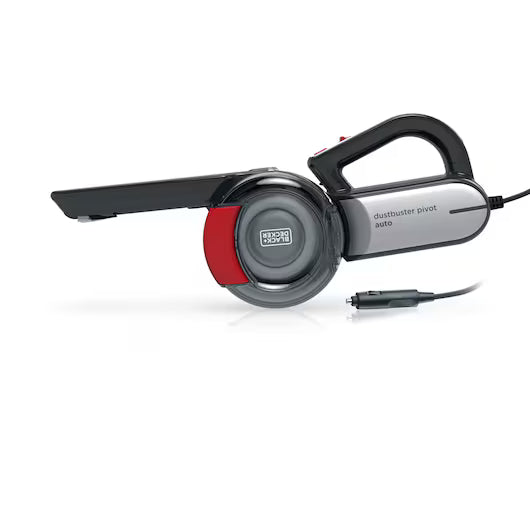 Pivot Auto Handheld Vacuum Cleaner - Red & Grey