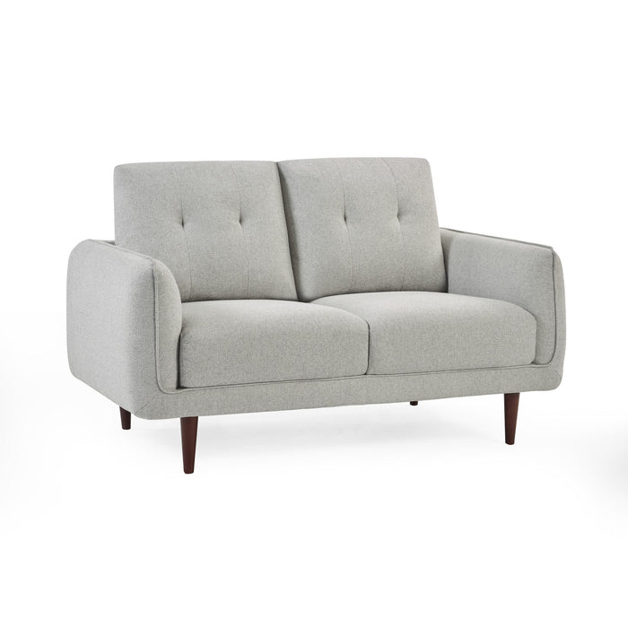 Remy 2 Seater Light Grey Fabric Sofa