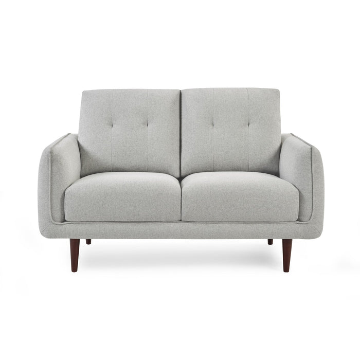 Remy 2 Seater Light Grey Fabric Sofa