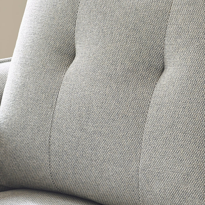 Remy 2 Seater Light Grey Fabric Sofa