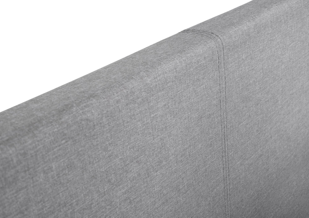 Rialto Ottoman Storage 135cm Double Bed - Light Grey