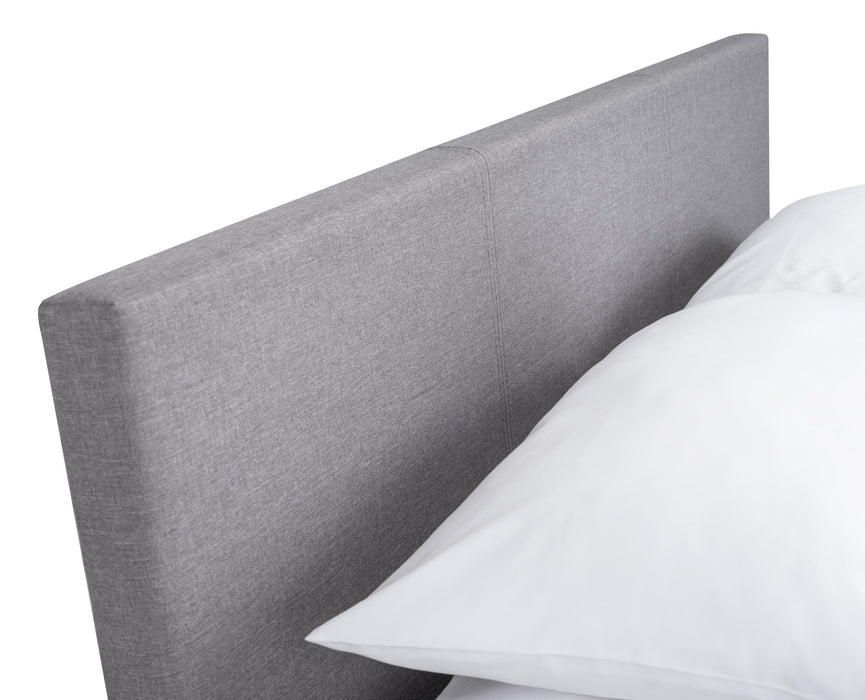 Rialto Ottoman Storage 150cm King Bed - Light Grey