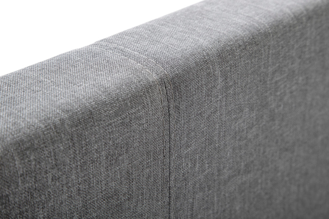 Rialto Ottoman Storage 150cm King Bed - Light Grey