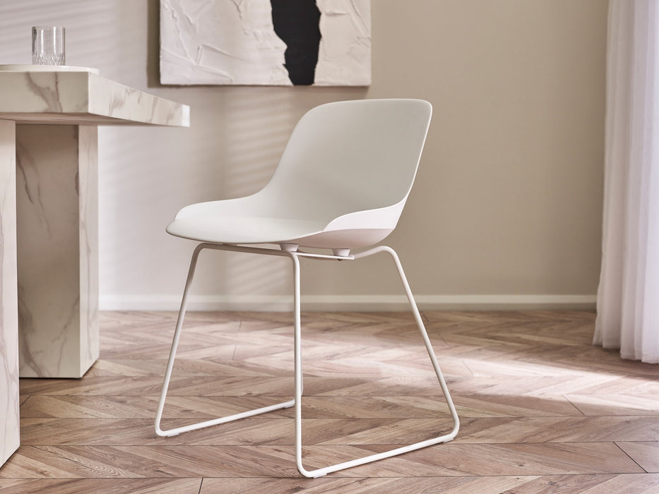 Set Of 2 Rocco Chairs - White