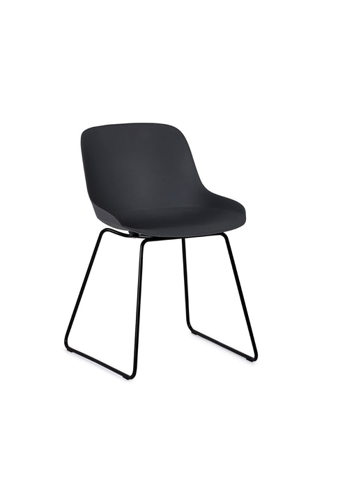 Set Of 2 Rocco Chairs - Dark Grey