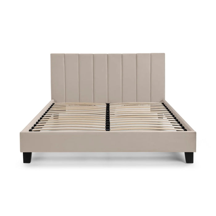 Rosa Velvet 90cm Bed in a Box - Cream