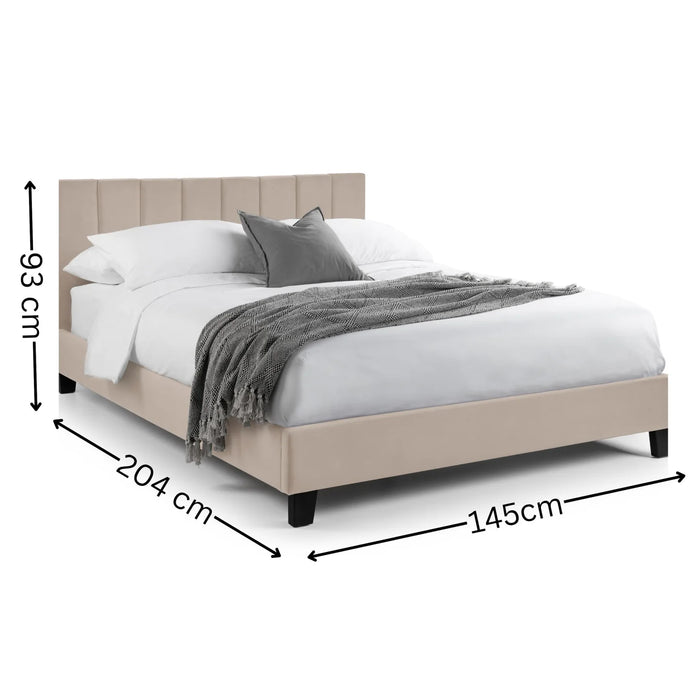 Rosa Velvet 135cm Bed In A Box
