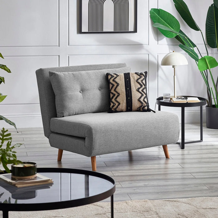 Rowan Single Sofabed - Light Grey