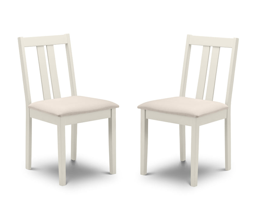 Set Of 2 Rufford Ivory Chairs