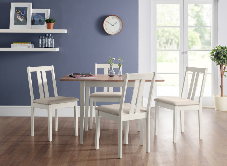 Set Of 2 Rufford Ivory Chairs