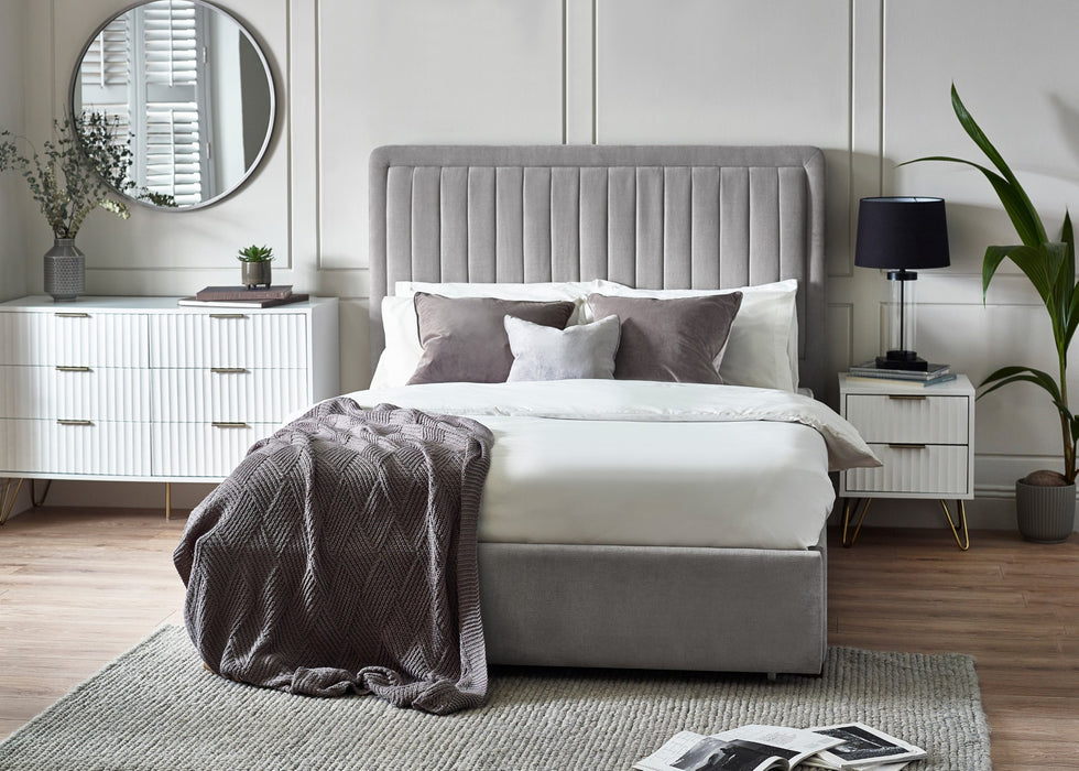 Savannah Double Bed 135Cm - Grey