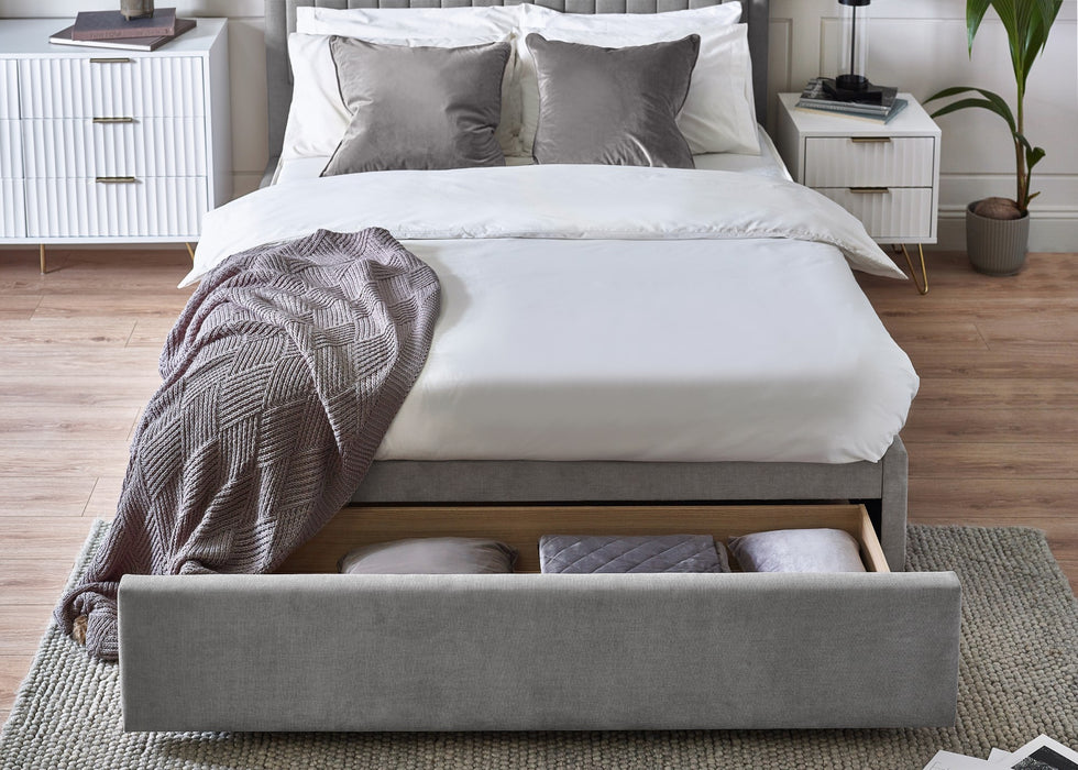 Savannah Double Bed 135Cm - Grey