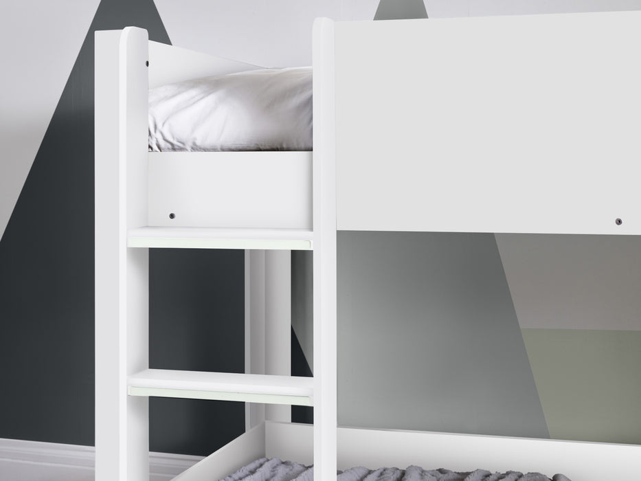 Solomon Bunk Bed -  White
