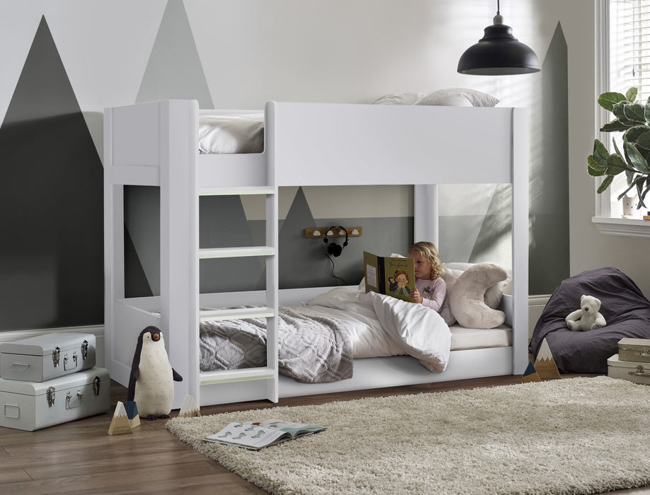 Solomon Bunk Bed -  White