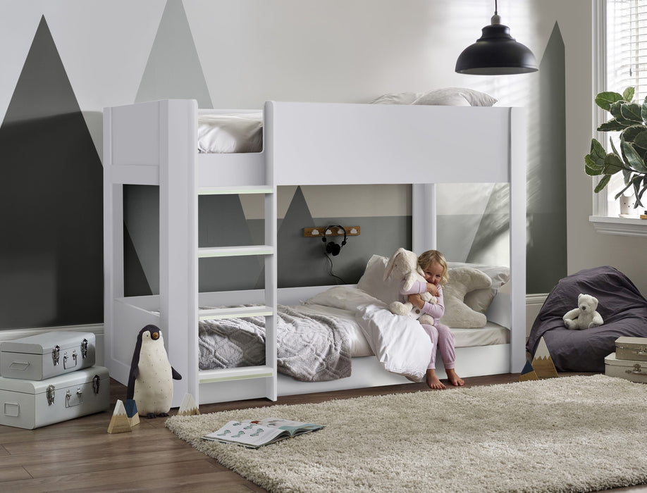 Solomon Bunk Bed -  White