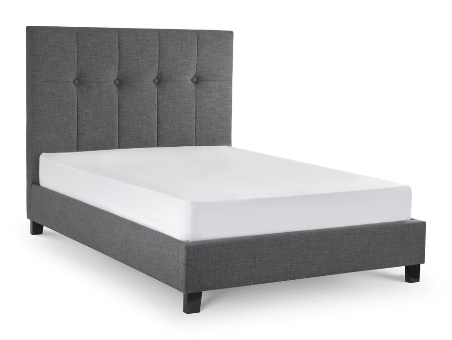 Sorrento 150cm King Bed - Slate Linen