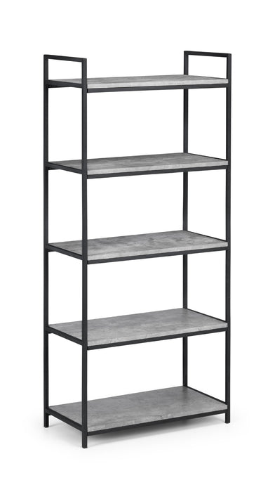 Staten Tall Concrete Bookcase