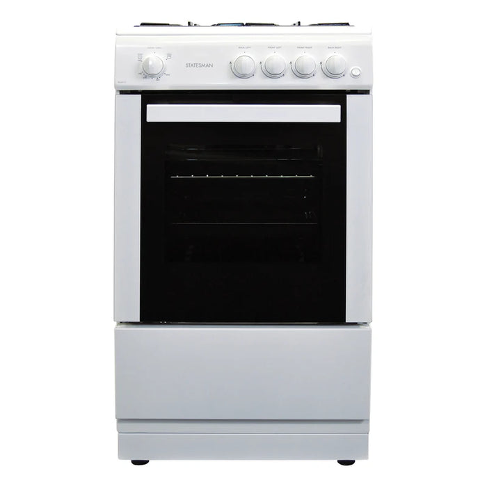 STUDIO2 - 50cm Single Cavity Gas Cooker  - White