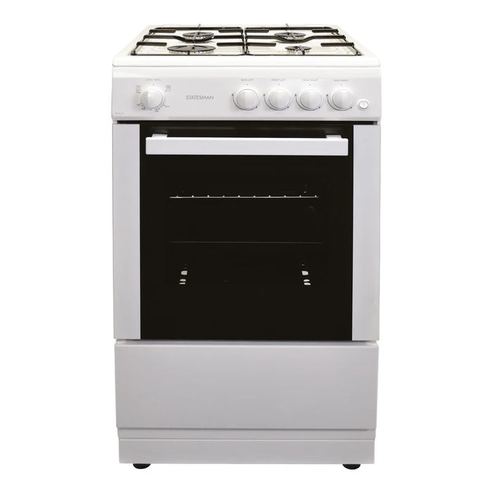 STUDIO2 - 50cm Single Cavity Gas Cooker  - White