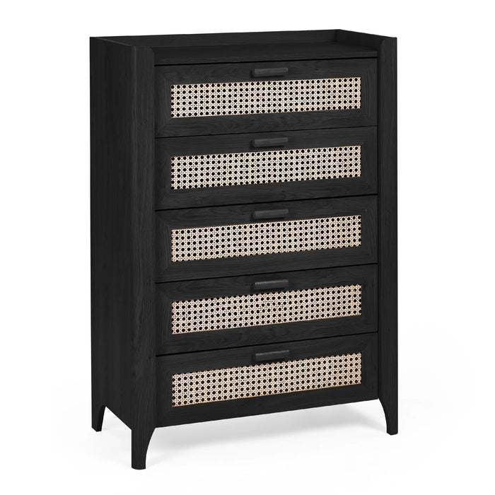Sydney 5 Drawer Chest - Black Ash