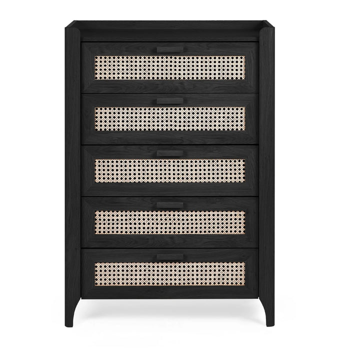 Sydney 5 Drawer Chest - Black Ash