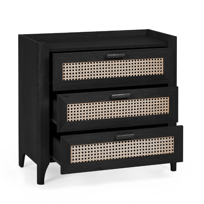 Sydney 3 Drawer Chest - Black Ash