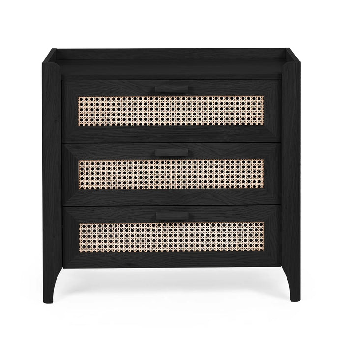 Sydney 3 Drawer Chest - Black Ash