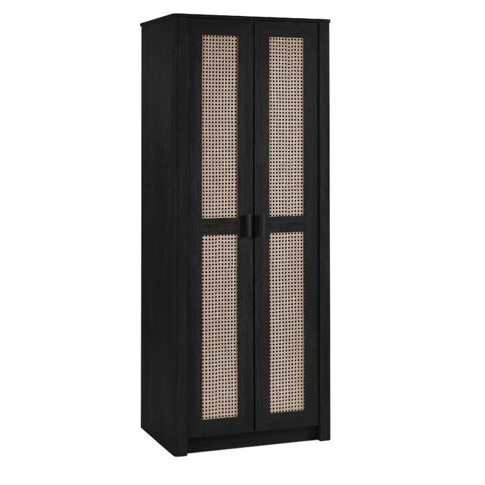 Sydney 2 Door Wardrobe - Black Ash