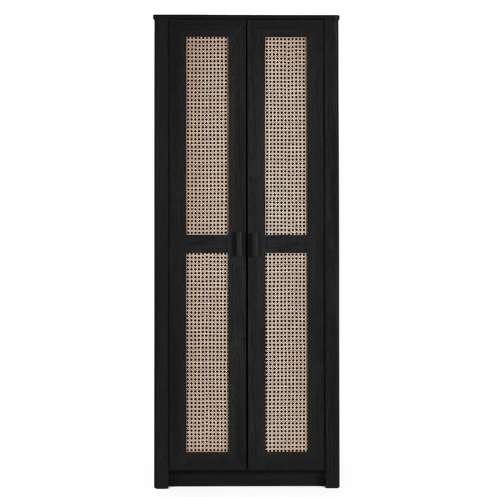 Sydney 2 Door Wardrobe - Black Ash