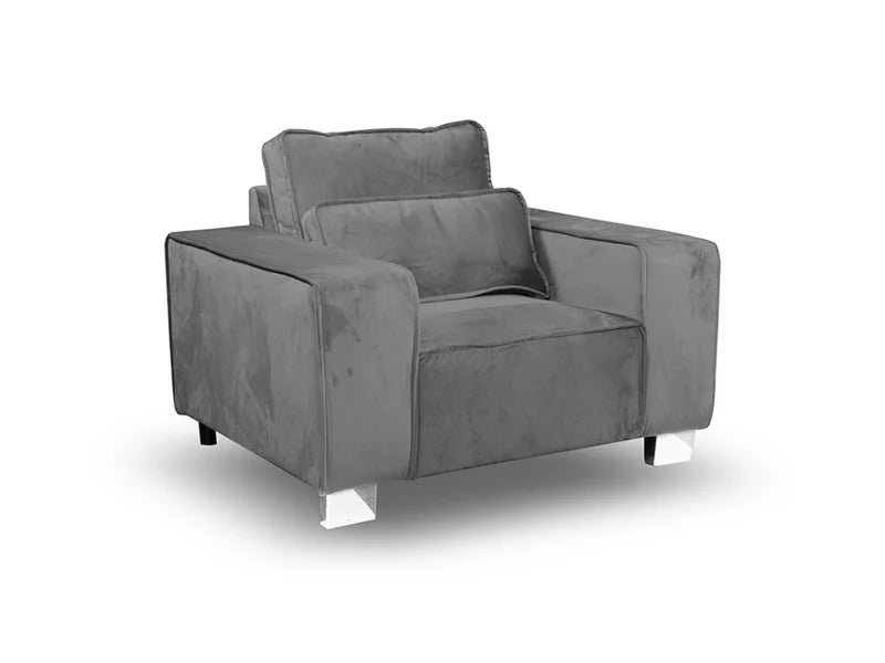 Riviera Luxury Large Armchair - Grey