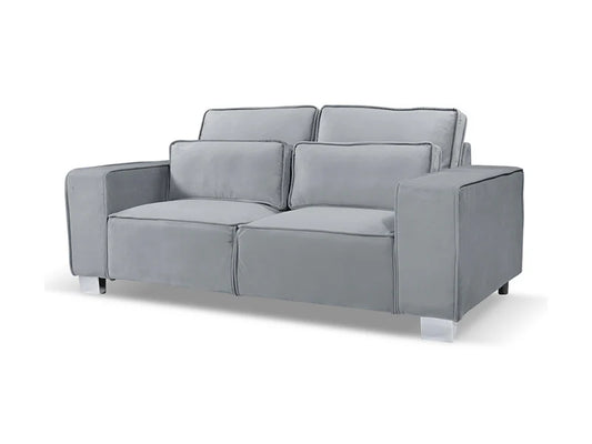 Riviera Luxury Large 3 Seater - Silver