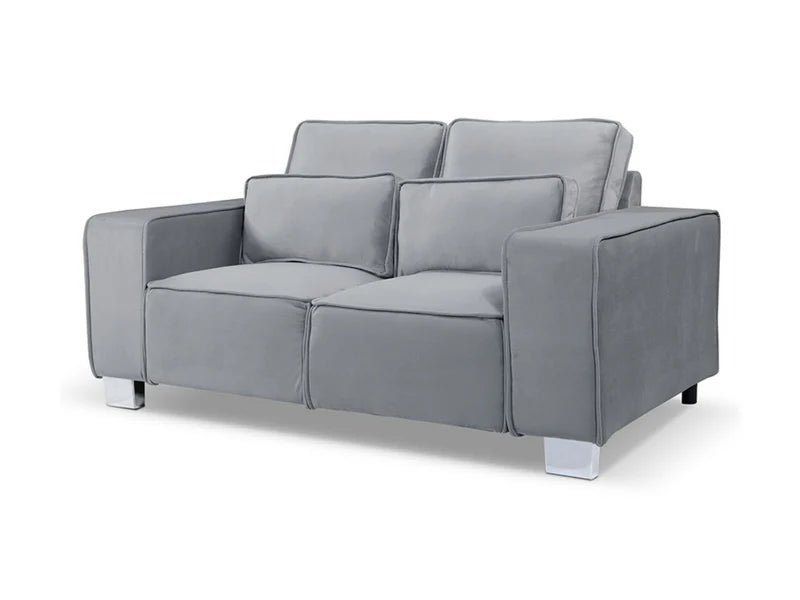 Riviera Luxury Large 2 Seater - Silver