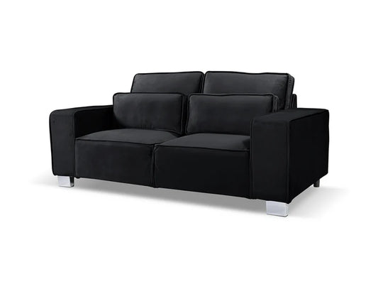 Riviera Luxury Large 3 Seater - Black