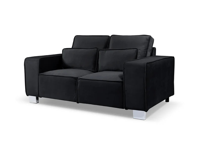 Riviera Luxury Large 2 Seater - Black