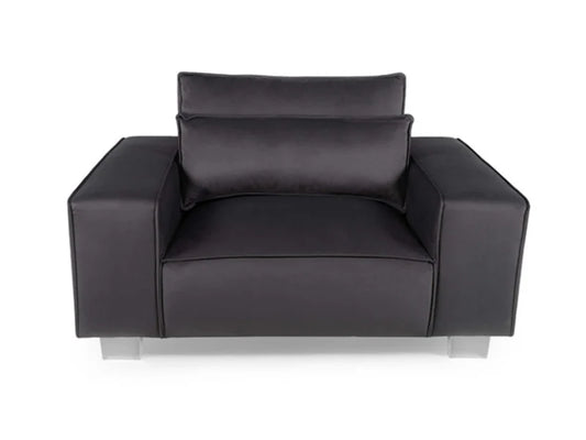 Riviera Luxury Large Armchair - Black