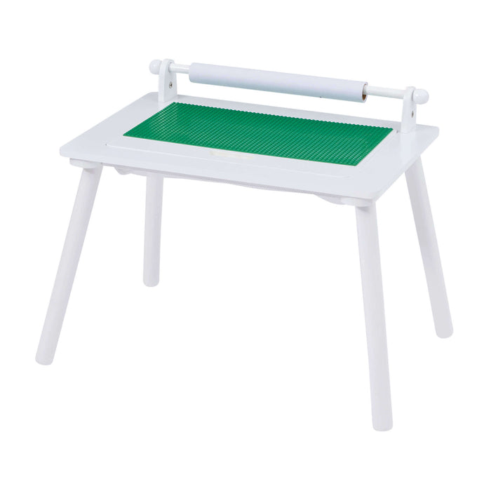 White Writing Multi-Purpose Table and Chair Set