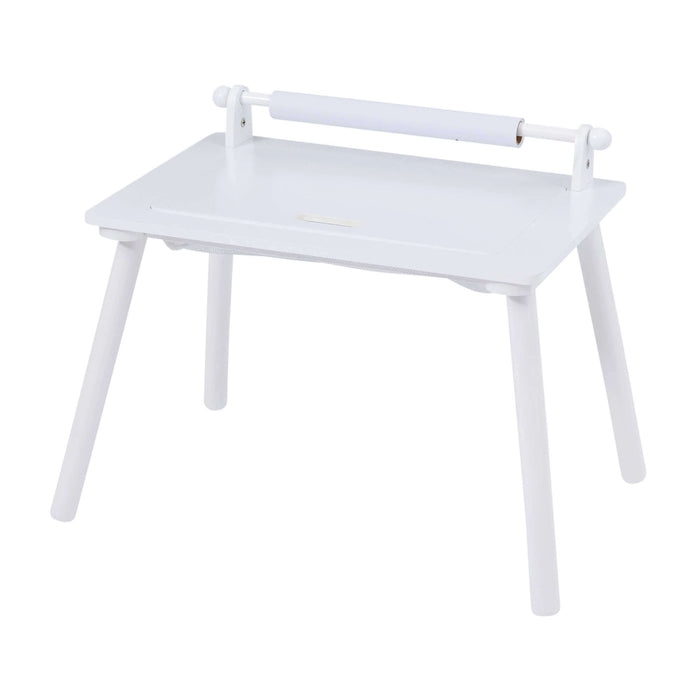 White Writing Multi-Purpose Table and Chair Set