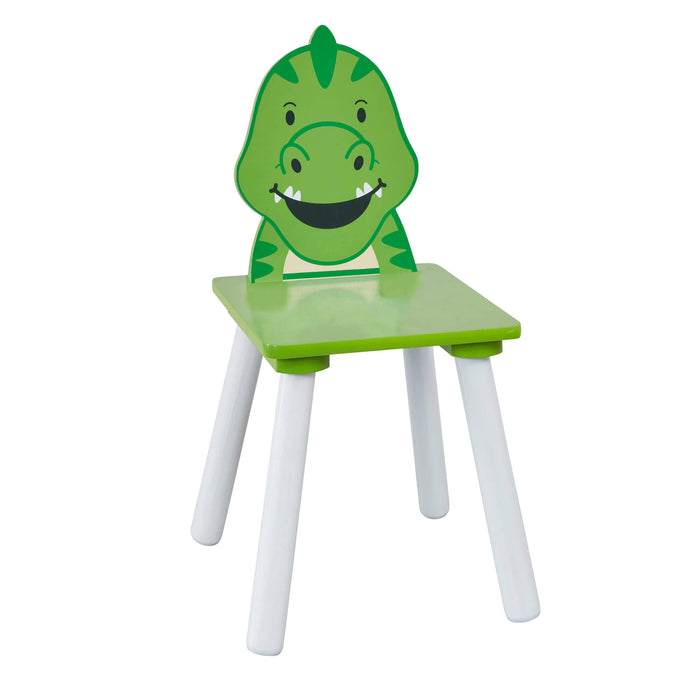 Kids Dinosaur Table and Two Chairs Set