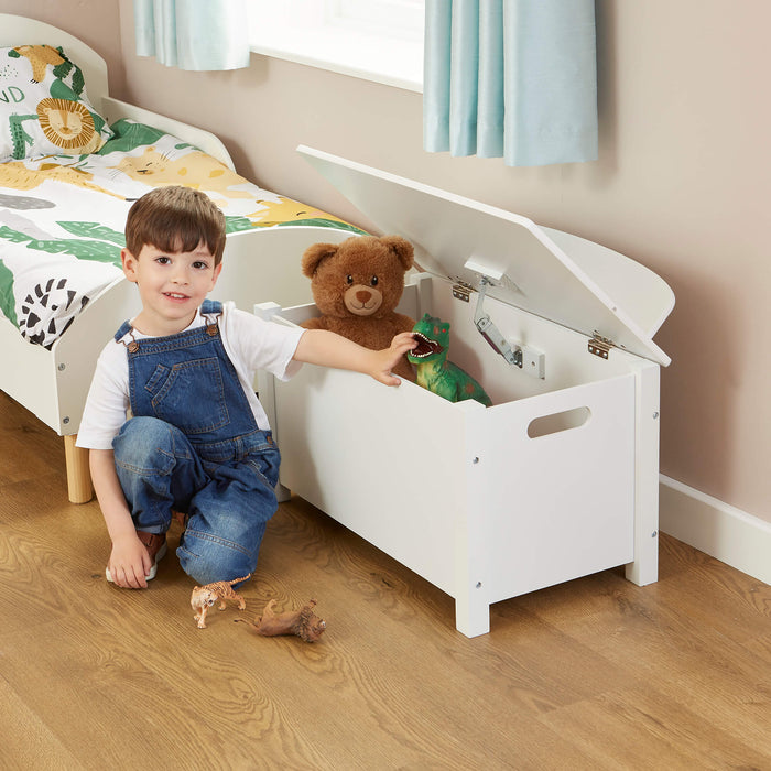 Kids Classic White Toy Box