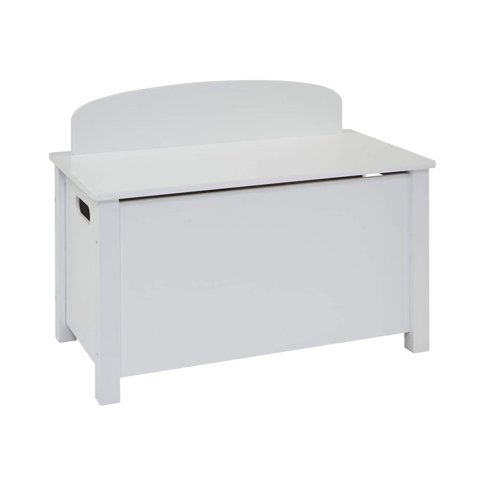 Kids Classic White Toy Box
