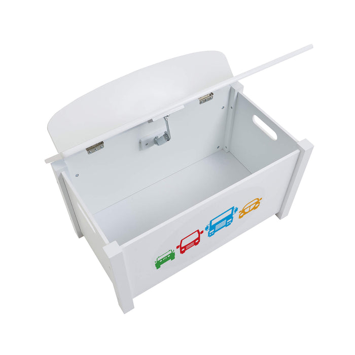 Kids Wooden Transport Toy Box