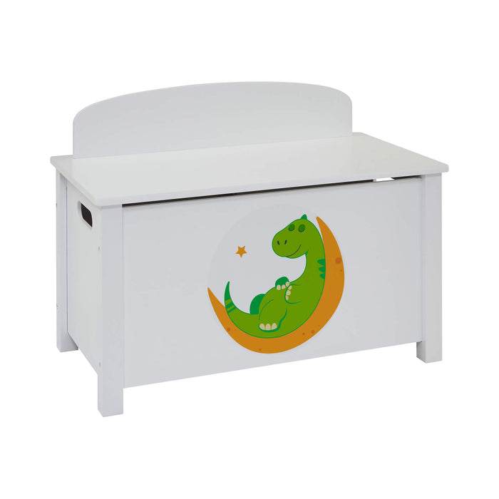 Kids Wooden Dinosaur Toy Box